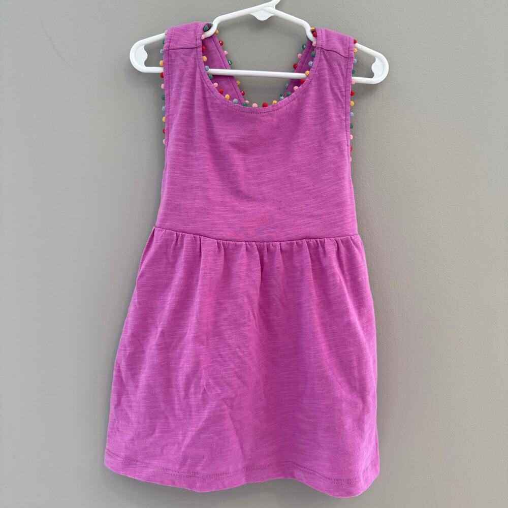 NWT Mini Boden sz 7-8 pink/purple cross back sleeveless top